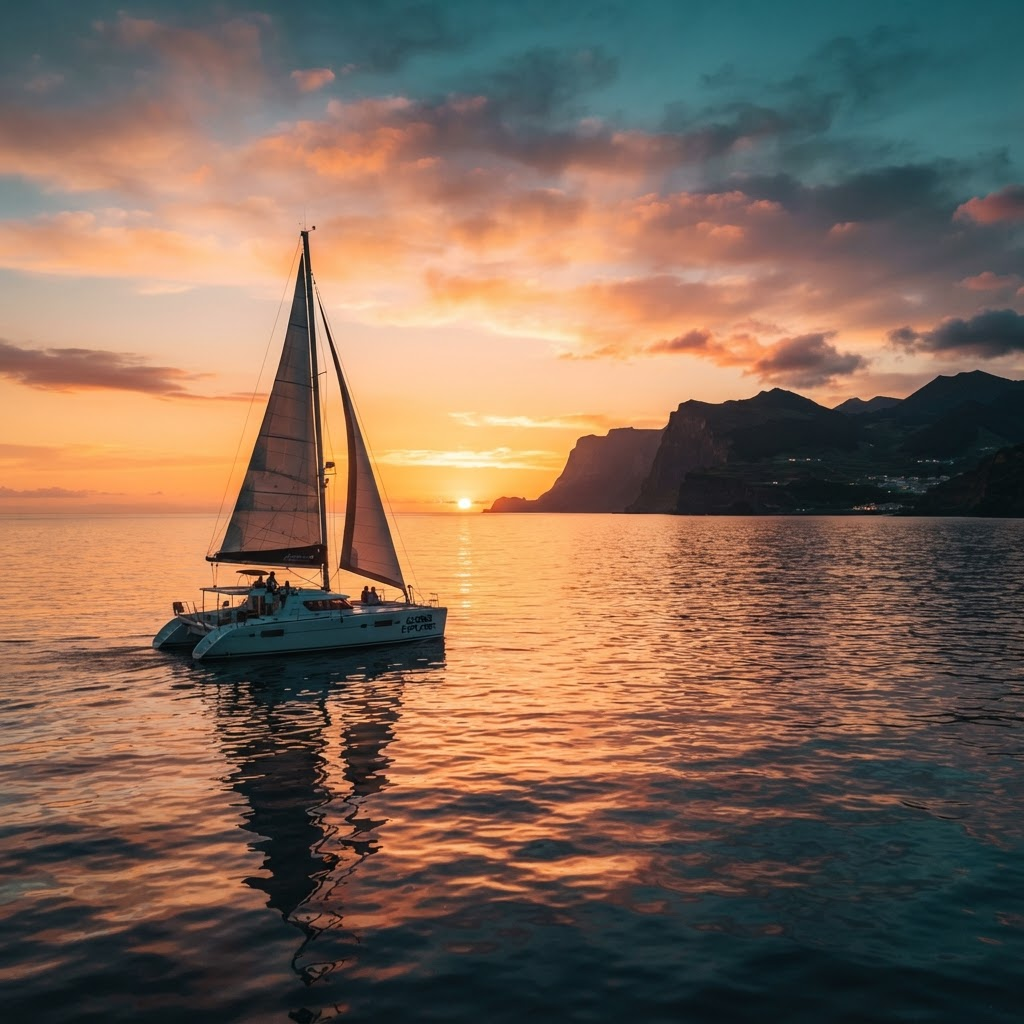 Sunset over the Atlantic